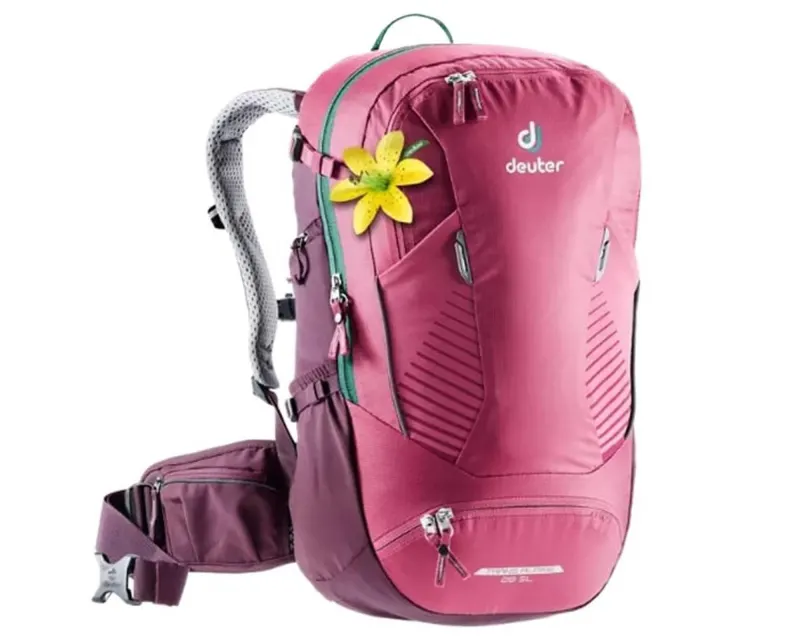 Рюкзак DEUTER Trans Alpine 28 SL колір 5563 ruby-blackberry Велосипедний