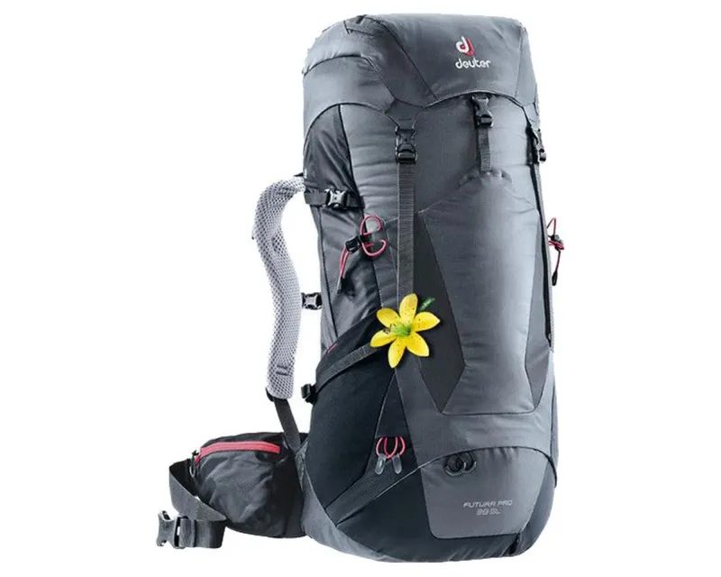 Рюкзак DEUTER Futura PRO 38 SL колір 4701 graphite-black Для походів