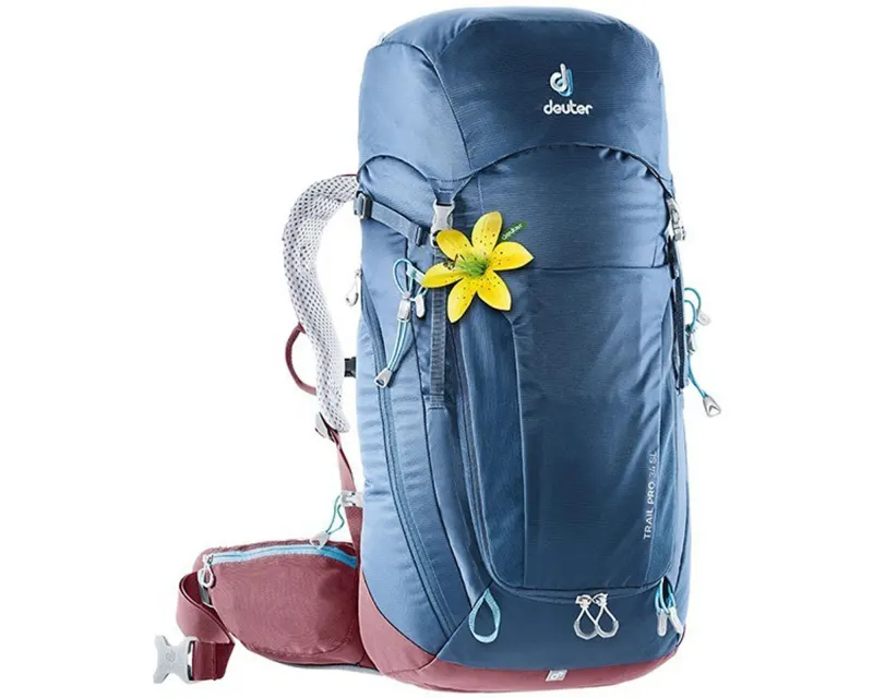 Рюкзак DEUTER Trail Pro 34 SL цвет 3523 midnight-maron Для походов