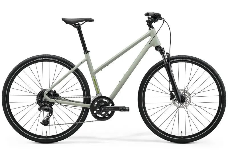 Велосипед 28" Merida Crossway 300 (2026) рама - W-L Matt Early Moss Grey(Green)