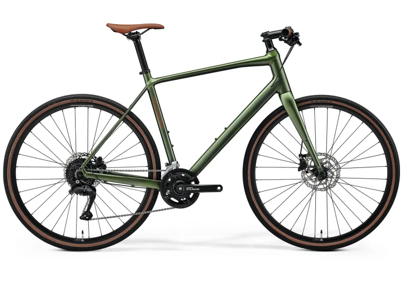 Велосипед 28" Merida Speeder 100 (2026) рама - S Silk Fog Green(Brown)