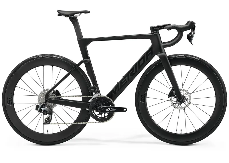 Велосипед 28" Merida Reacto 7000 (2026) рама - XL Silk Black(Glossy Dark Silver)