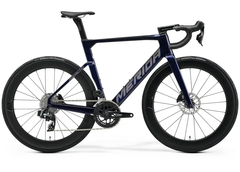 Велосипед 28" Merida Reacto 7000 (2026) рама - XXS Starfield Purple(Gunmetal Grey)