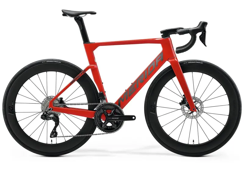 Велосипед 28" Merida Reacto 6000 (2026) рама - 3S Dark Race Red(Gunmetal Grey)