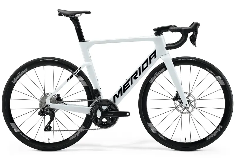 Велосипед 28" Merida Reacto 5000 (2026) рама - XL Pearl White(Black)