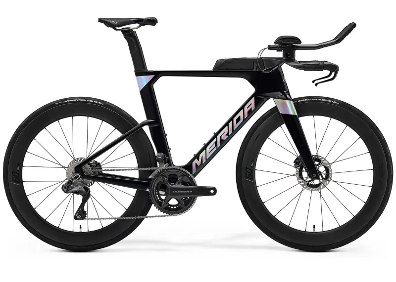 Велосипед 28" Merida Time Warp TRI Limited-FRM (2026) рама - XS Metallic Black(Flash Bcp)