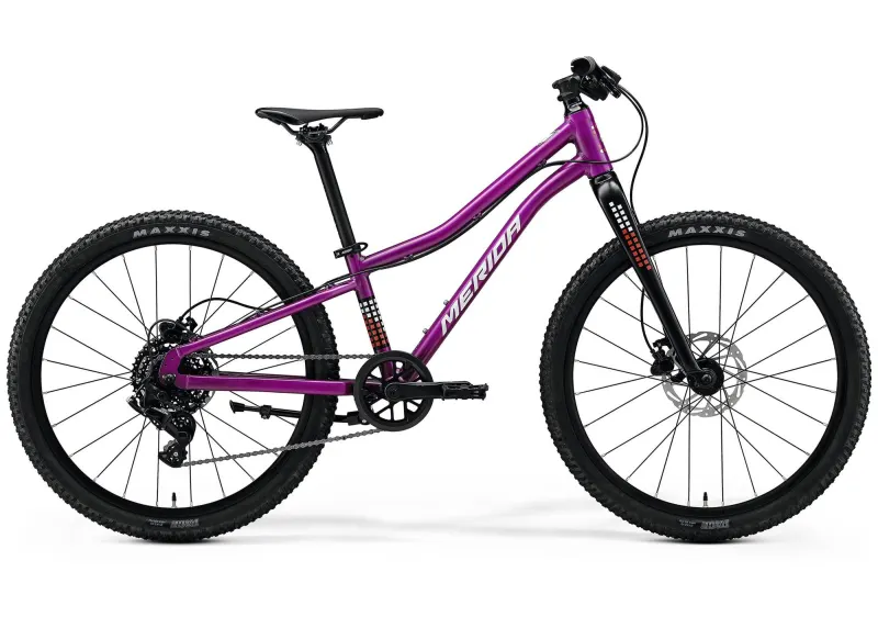 Велосипед 24" Merida Matts J.24+ (2026)  Silk Purple(Wht/Red/Blk)