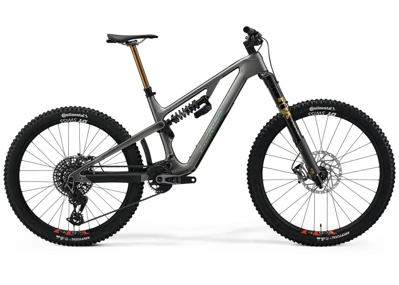 Велосипед 29-27.5" Merida One-Sixty 10K (2026) рама - XS Warm Slate Grey Fade(Holo Silver)