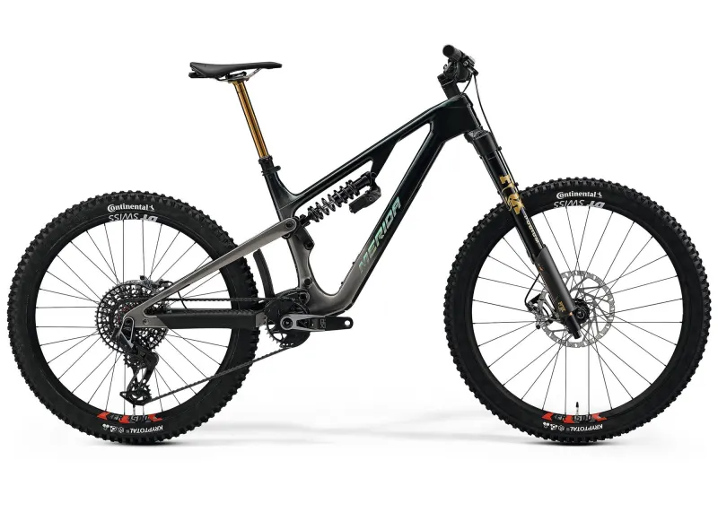 Велосипед 29-27.5" Merida One-Sixty 10K (2026) рама - XS Halo Green Fade(Holo Silver)