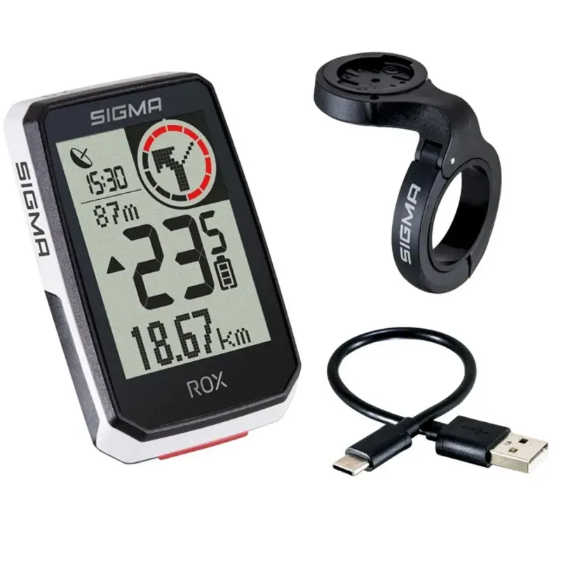 Велокомпьютер Sigma Sport ROX 2.0 Top Mount White