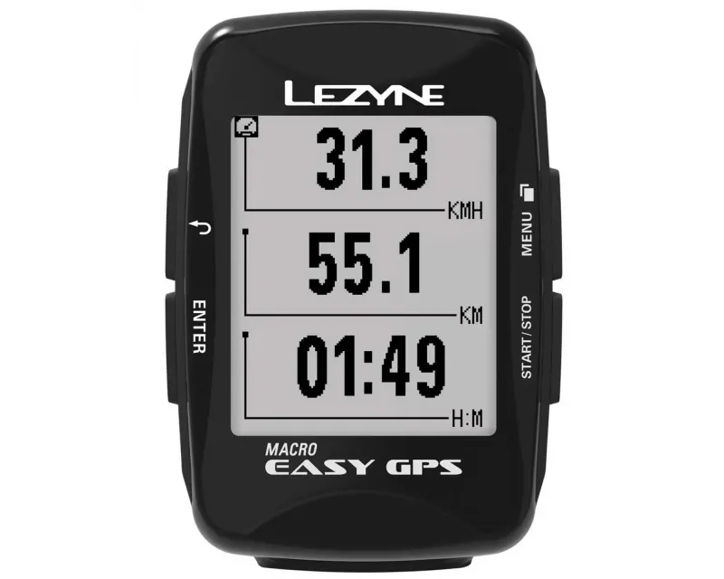 GPS компьютер LEZYNE MACRO EASY GPS Чорний Y13