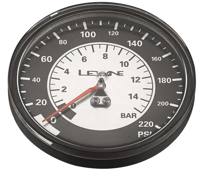 Манометр LEZYNE 220 PSI GAUGE 3.5" Сріблястий 220PSI Y13