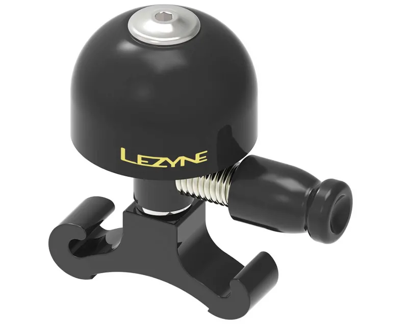 Звонок велосипедный LEZYNE CLASSIC BRASS SMALL ALL BLACK BELL Черный Y13 (Малый, Латунь)