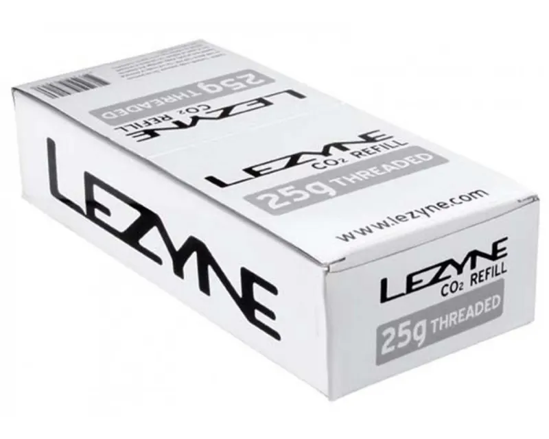 Балон LEZYNE CO2 25G BOX 30 штук Сріблястий Y13 (Професійний набір)