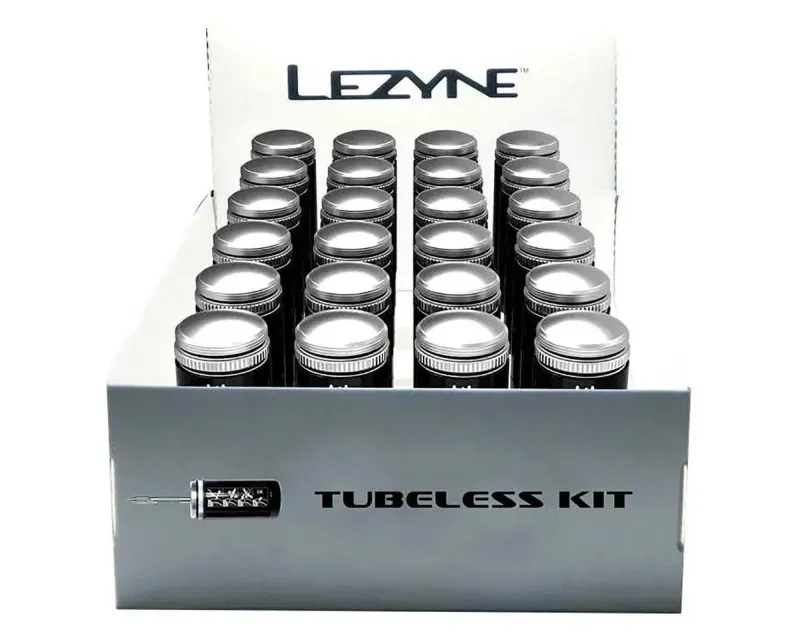 Упаковка 24шт LEZYNE TUBELESS KIT BOX (для бескамерки), Прозрачный Y13