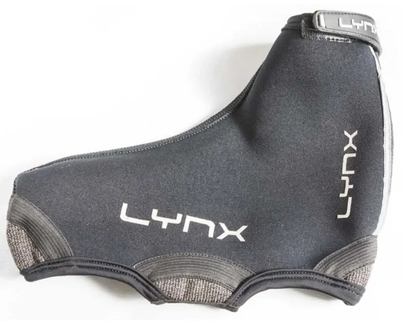 Бахилы LYNX Cover Neoprene: Неопреновые для защиты от холода и влаги (Размер S, Черный)