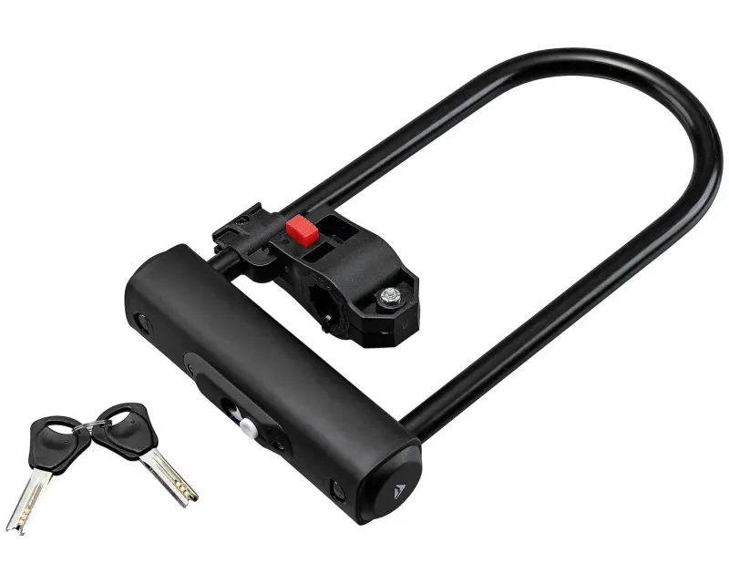 Замок U-Lock MERIDA удлиненный 110x230мм черный
