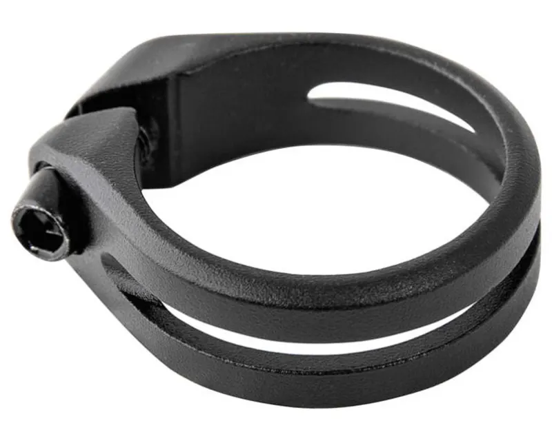 Зажим MERIDA Seat Clamp B Expert 38,9 мм чорний (Хомут підсідельний алюмінієвий, Болтове кріплення)