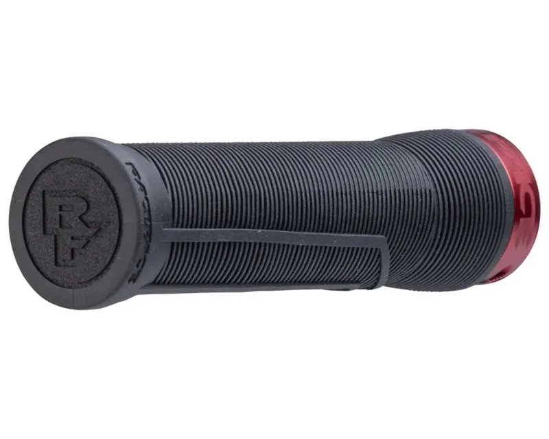 Гріпси RACE FACE CHESTER, 31 мм, Хомут (BLACK) Чорний, Грип (RED) Червоний (Гумові)