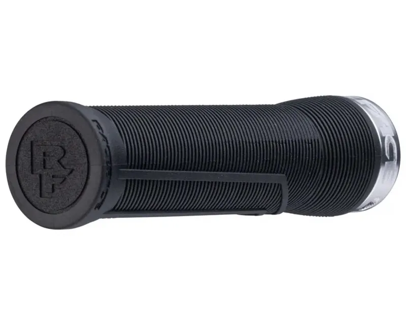 Гріпси RACE FACE CHESTER, 31 мм, Хомут (BLACK) Чорний, Грип (SILVER) Сріблястий (Гумові)