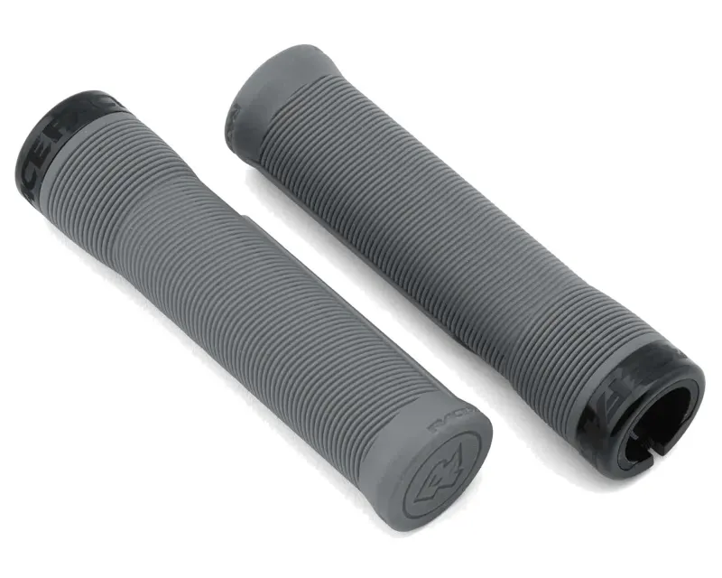 Гріпси RACE FACE CHESTER, 31 мм, Хомут (GREY) Сірий, Грип (BLACK) Чорний (Гумові)