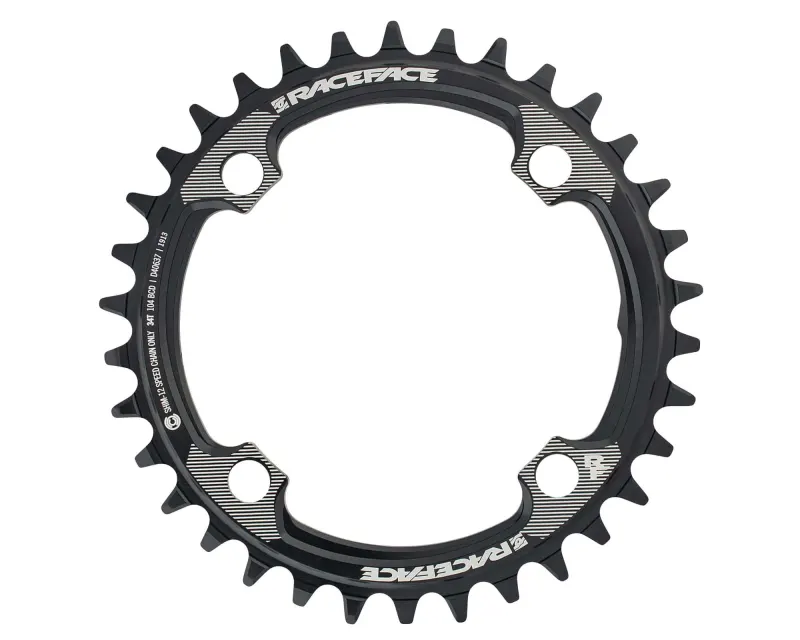 Зірка RACE FACE 104 BCD, 34T, Shimano 12-ск, Narrow Wide (BLK) Чорна (Алюмінієва)