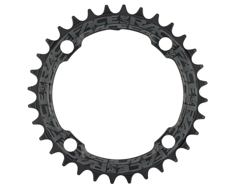 Звезда RACE FACE Narrow Wide, 104 BCD, 32T, 10-12 ск (MATTE BLK) Матовая Черная (Алюминиевая)