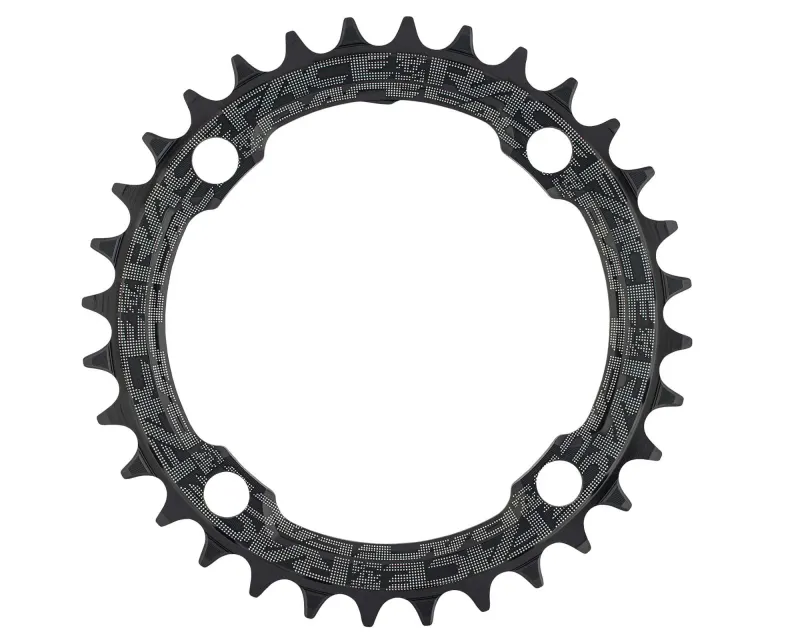 Звезда RACE FACE Narrow Wide, 104 BCD, 38T, 10-12 ск (MATTE BLK) Матовая Черная (Алюминиевая)