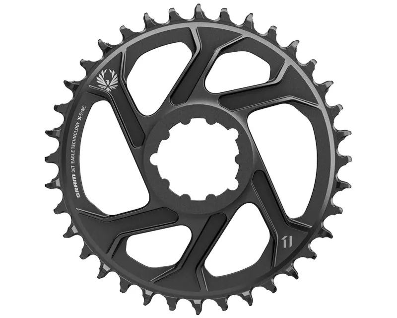 Зірка SRAM X-SYNC 2 36T Direct Mount 6 мм Offset Eagle (Black) Чорна Алюмінієва