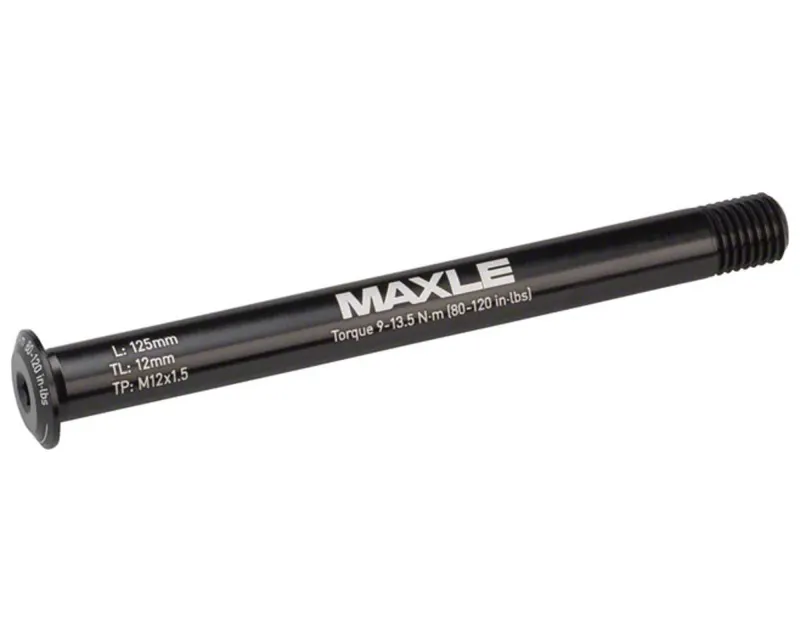 Вісь RockShox Maxle Stealth Передня Road, 12x100 мм, 125 мм, M12x1.50 Алюмінієва (BLK) Чорна