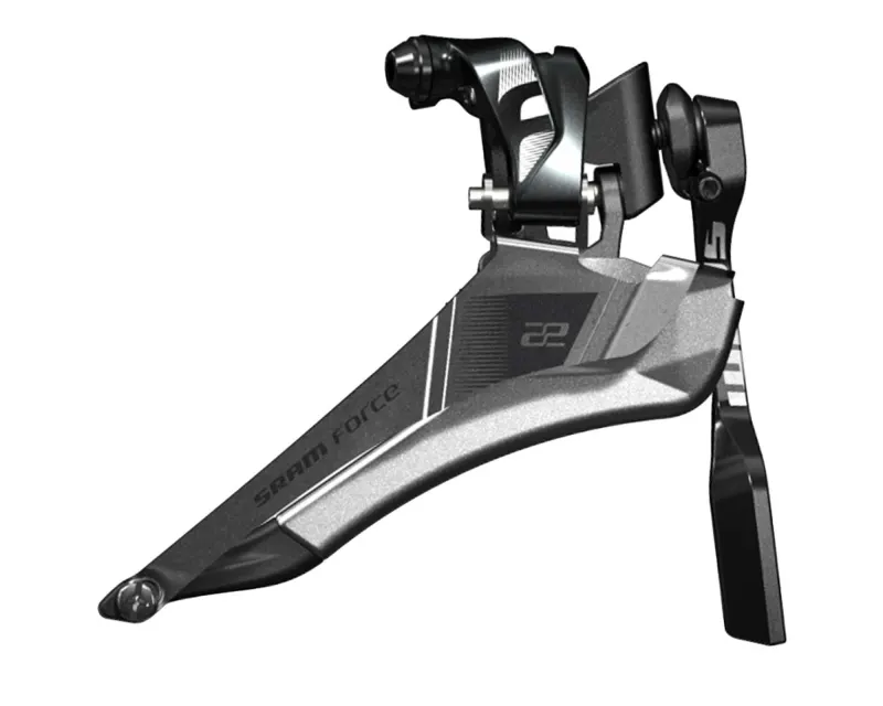 Передний Переключатель SRAM Force22 Yaw Braze-on с Chain Spotter Алюминиевый