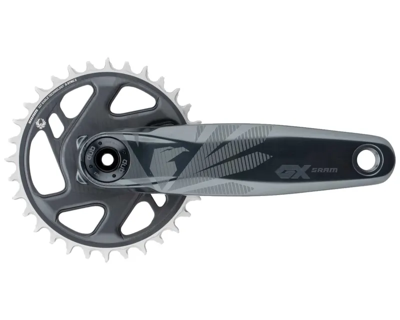 Шатуни Sram GX Eagle DUB 12-шв. Boost 148 165 мм DM Зірка 32T X-SYNC 2 Lunar (Місячний)