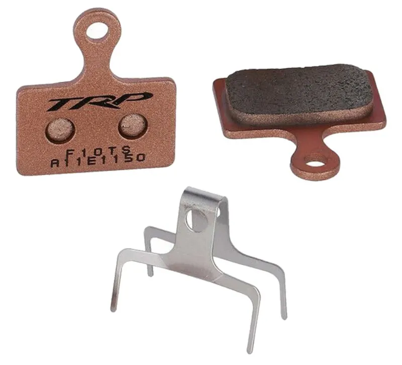 Гальмівні колодки TEKTRO F10TS для Flat Mount гальм, металокераміка, 2 поршня, пара