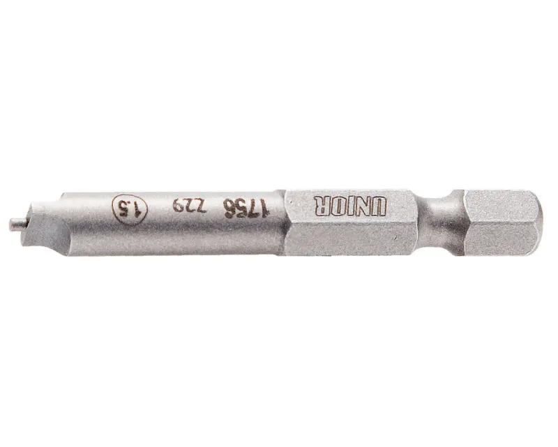 Ніпельна біта Unior Tools для швидкої установки 2,5 мм
