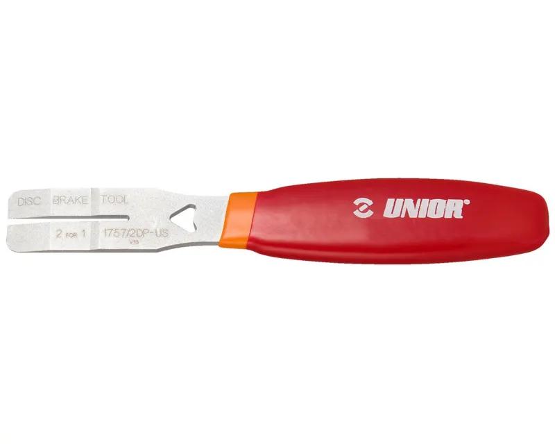 Розпірка Unior Tools гальмівних колодок + правка диска (червона)
