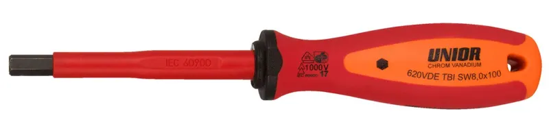 Отвертка Unior Tools с шаровым шестигранником 8 мм