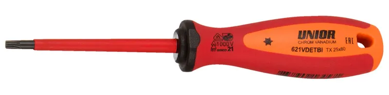 Отвертка Unior Tools Torx TX 15 (для тормозных калиперов)