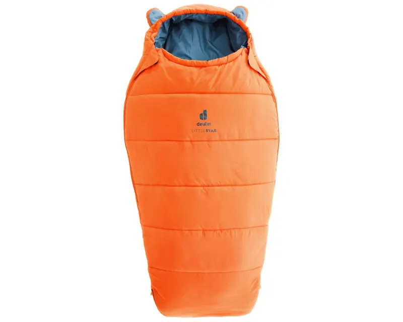 Спальник DEUTER Little Star (цвет Saffron-Slateblue) детский, левый зиппер