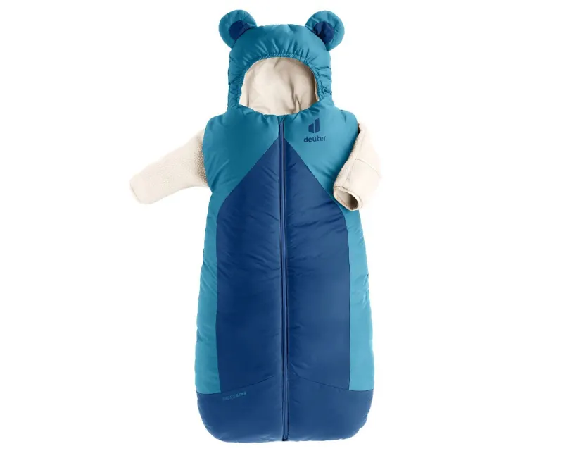 Спальник DEUTER Micro Star (колір Wave-Nightblue) синтетичний, середній зіпер