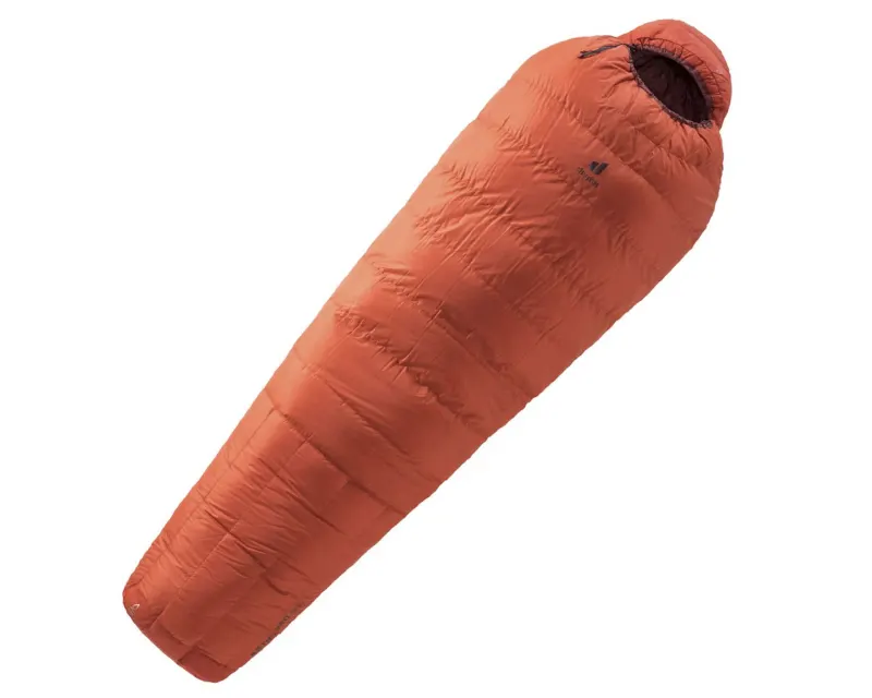 Спальник DEUTER Astro Pro 600 SL (колір Paprika-Redwood) жіночий пуховий, лівий