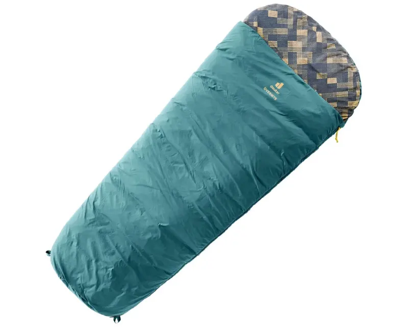 Спальник DEUTER Overnite (deepsea-ink, лівий) ковдра, синтетичний, комфорт +13°C