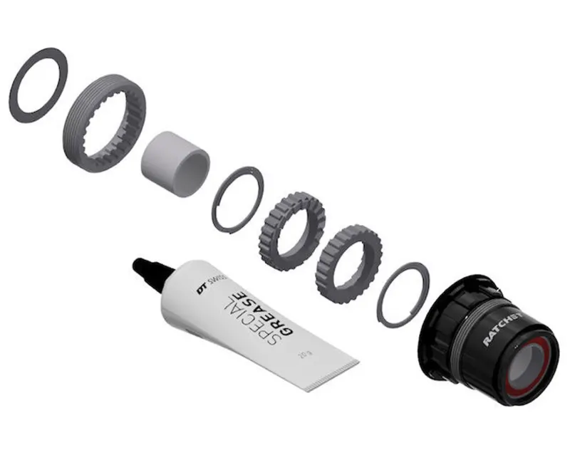 Барабан DT SWISS Ratchet Star Ratchet KIT, алюминиевый, SRAM XDR, для шоссе