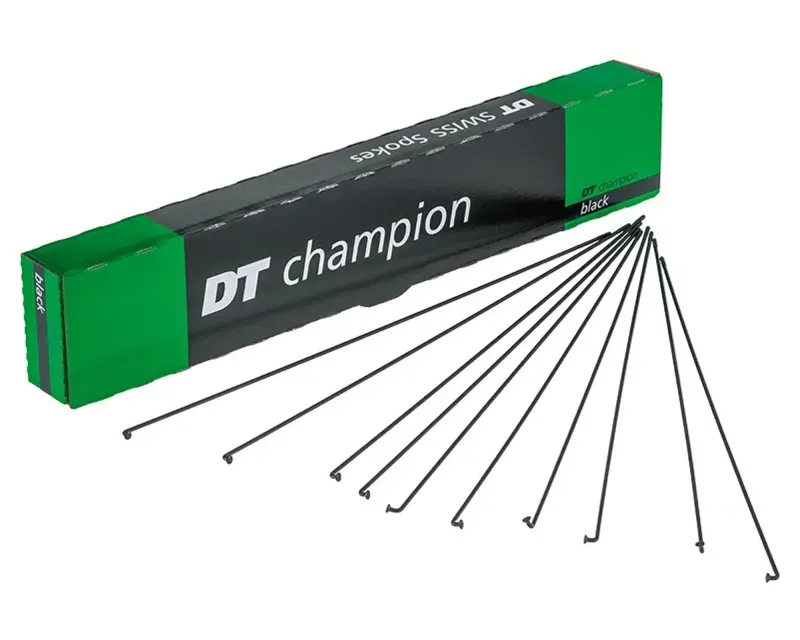 Спицы DT Swiss Champion 2.0 x 305мм х 100шт (Черный)