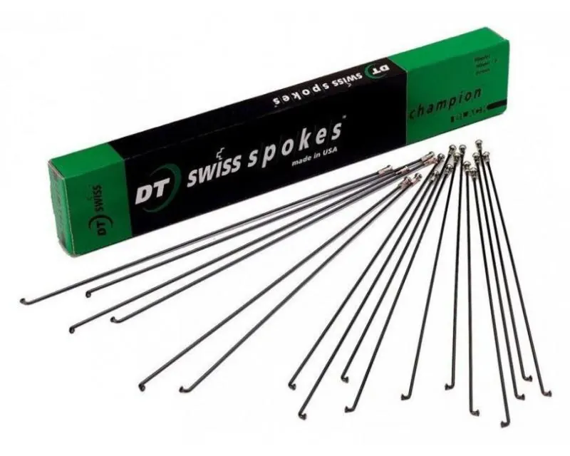 Спицы DT Swiss Champion Standard 2.0 мм x 292 мм (Черный) - 100 шт