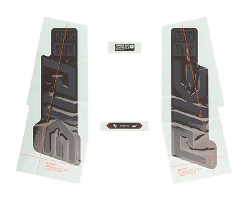 Набір наліпок RockShox Pike Select 27/29 (GGRY/DFB)
