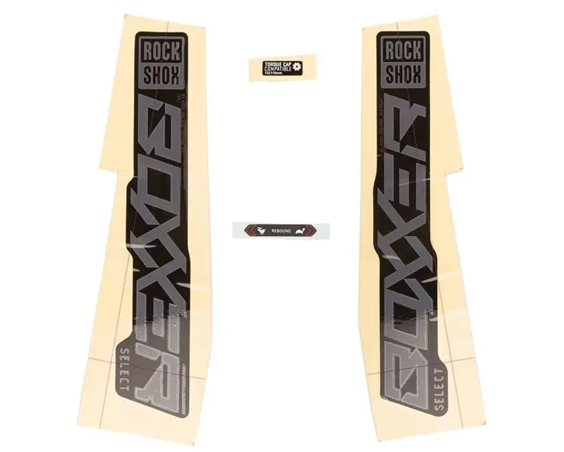 Набір наліпок RockShox BXR SELECT 27/29" (Матовий Сірий/Чорний) SRAM
