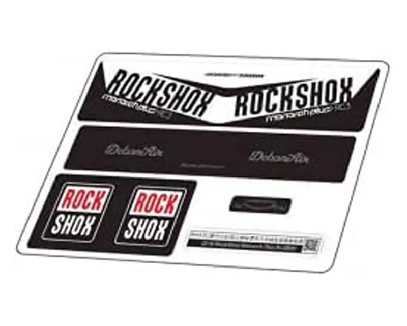 Набор наклеек RockShox KIT Monarch+ RC3/DB WHT/BLK (Белый/Черный)