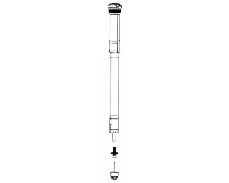 Демпфер в сборе RockShox SRAM RT RC PIKE DJ 140мм на Короне B1