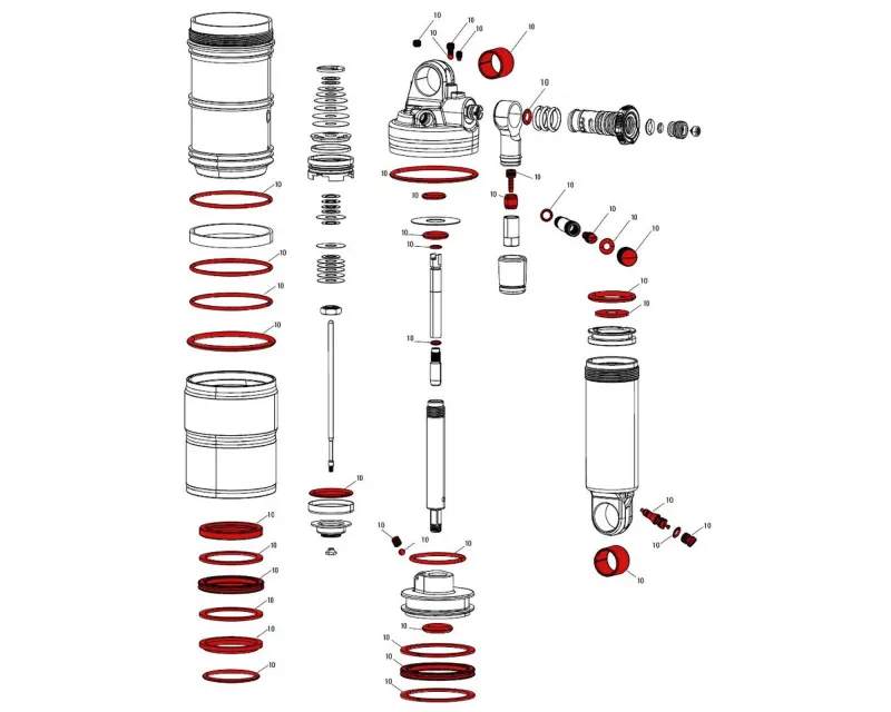 Сервисный набор Full Monarch XX B1 RockShox SRAM