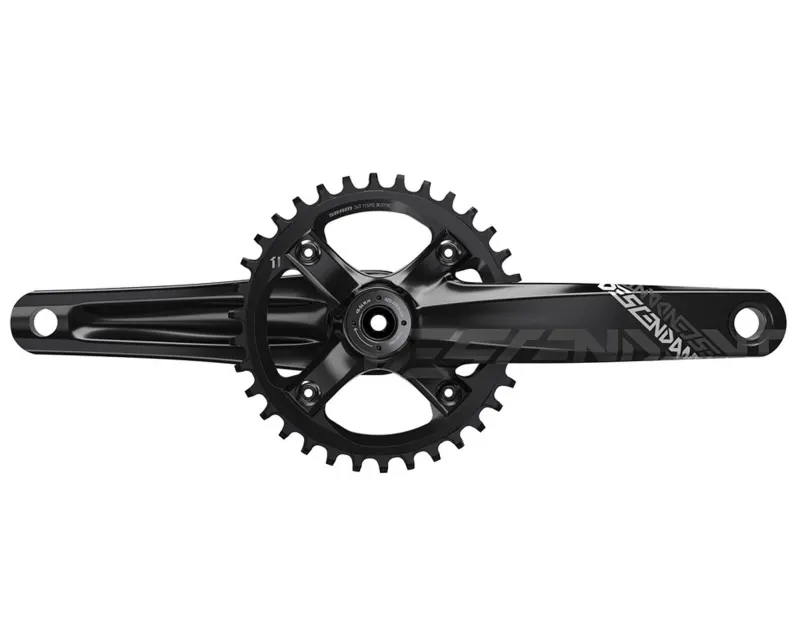 Шатуни Descendant DH BB3083 170 34T Sram (Чорний)